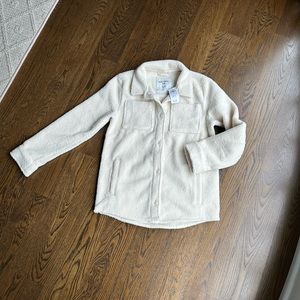 Abercrombie Sherpa shirt jacket.